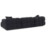 Calliope Modular Sofa, Black-Furniture - Sofas-High Fashion Home