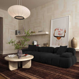 Calliope Modular Sofa, Black-Furniture - Sofas-High Fashion Home