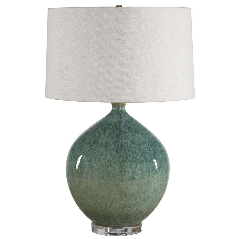 Callista Table Lamp, Teal