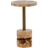 Calvus Side Table, Light Natural