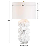 Cambre Table Lamp, White
