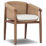 Cambrie Outdoor Dining Chair, Arashi Salt, Set of 2 by Four Hands