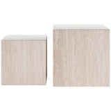 Cambro Coffee Table Set, Stone Beige