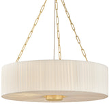 Camby Chandelier, Aged Brass