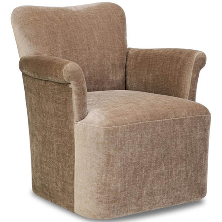 Camellia Swivel Chair, Altair Mushroom by Amber Lewis x Four Hands