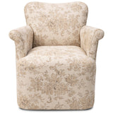 Camellia Swivel Chair, Fallingbrook Natural by Amber Lewis x Four Hands