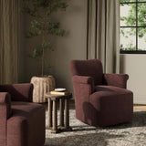 Camellia Swivel Chair, Laughlin Plum by Amber Lewis x Four Hands