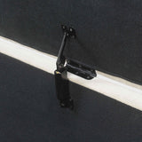 Cameron Storage Bench, Cashmere Dove-Furniture - Benches-High Fashion Home