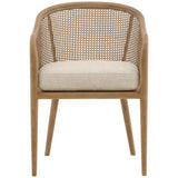 Camile Dining Chair, Beige-Furniture - Dining-High Fashion Home
