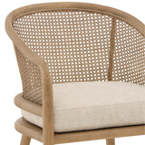 Camile Dining Chair, Beige-Furniture - Dining-High Fashion Home
