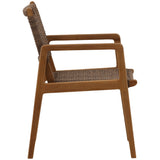 Camilla Outdoor Dining Chair, Light Brown, Set of 2