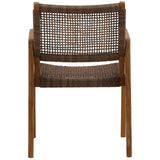 Camilla Outdoor Dining Chair, Light Brown, Set of 2