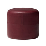 Camino Leather Ottoman, Dulane Burgundy by Amber Lewis x Four Hands-Furniture - Chairs-High Fashion Home