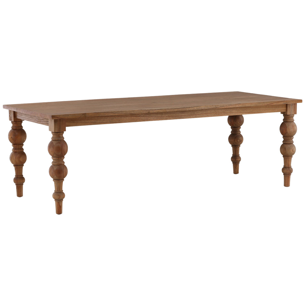 Campbell Dining Table, Antique Wood