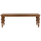 Campbell Dining Table, Antique Wood