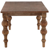 Campbell Dining Table, Antique Wood