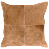Canada Hide Pillow, Honey Tan-Accessories-High Fashion Home