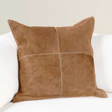 Canada Hide Pillow, Honey Tan-Accessories-High Fashion Home