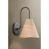 Candler Wall Sconce, Bronze Leaf