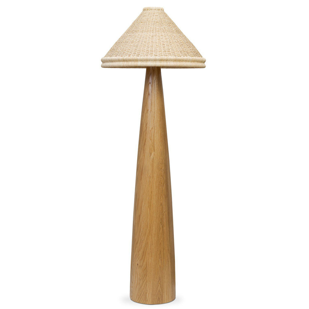 Canela Floor Lamp, Light Oak by Four Hands-Lighting-High Fashion Home