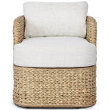 Enola Outdoor Swivel Chair, Vergo Cream by Four Hands (Copy)-Furniture - Outdoor-High Fashion Home