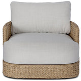 Caney Outdoor Swivel Chair, Coastal Weave by Four hands-Furniture - Outdoor-High Fashion Home