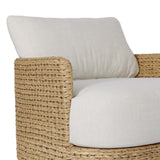 Caney Outdoor Swivel Chair, Coastal Weave by Four hands-Furniture - Outdoor-High Fashion Home