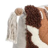 Caney Pillow, Chestnut/Green Multi-Accessories-High Fashion Home