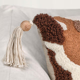 Caney Pillow, Chestnut/Green Multi-Accessories-High Fashion Home