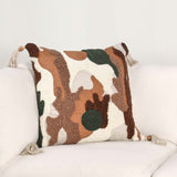 Caney Pillow, Chestnut/Green Multi-Accessories-High Fashion Home