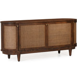 Canggu 68" Cane Media Stand, Porto