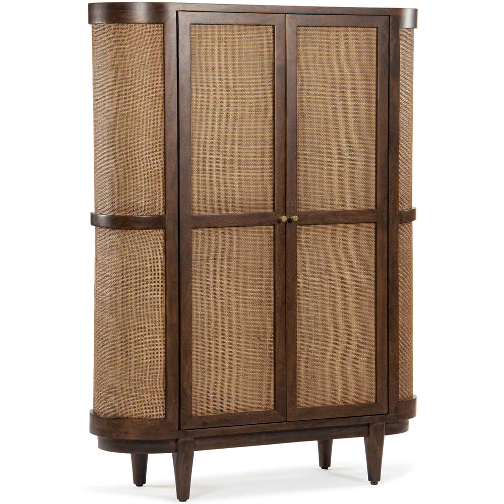 Canggu Cane Cabinet, Porto Dark