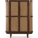 Canggu Cane Cabinet, Porto Dark