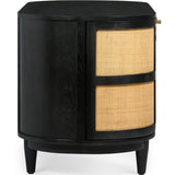 Canggu Cane Desk, Charcoal