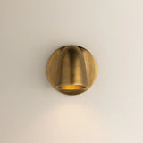 Canna Wall Sconce, Aged Brass
