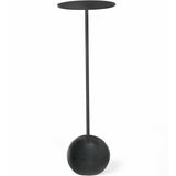 Cannon Drink Table, Sphere, Burnt Oil