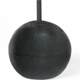 Cannon Drink Table, Sphere, Burnt Oil