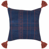 Cannon Outdoor Pillow, Dark Blue/Red-Accessories-High Fashion Home