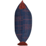 Cannon Outdoor Pillow, Dark Blue/Red-Accessories-High Fashion Home
