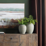 Cannon Urn Vases, Set of 2,Grey-Accessories-High Fashion Home