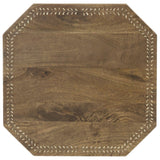 Cantu End Table, Washed Taupe by Amber Lewis x Four Hands-Furniture - Accent Tables-High Fashion Home