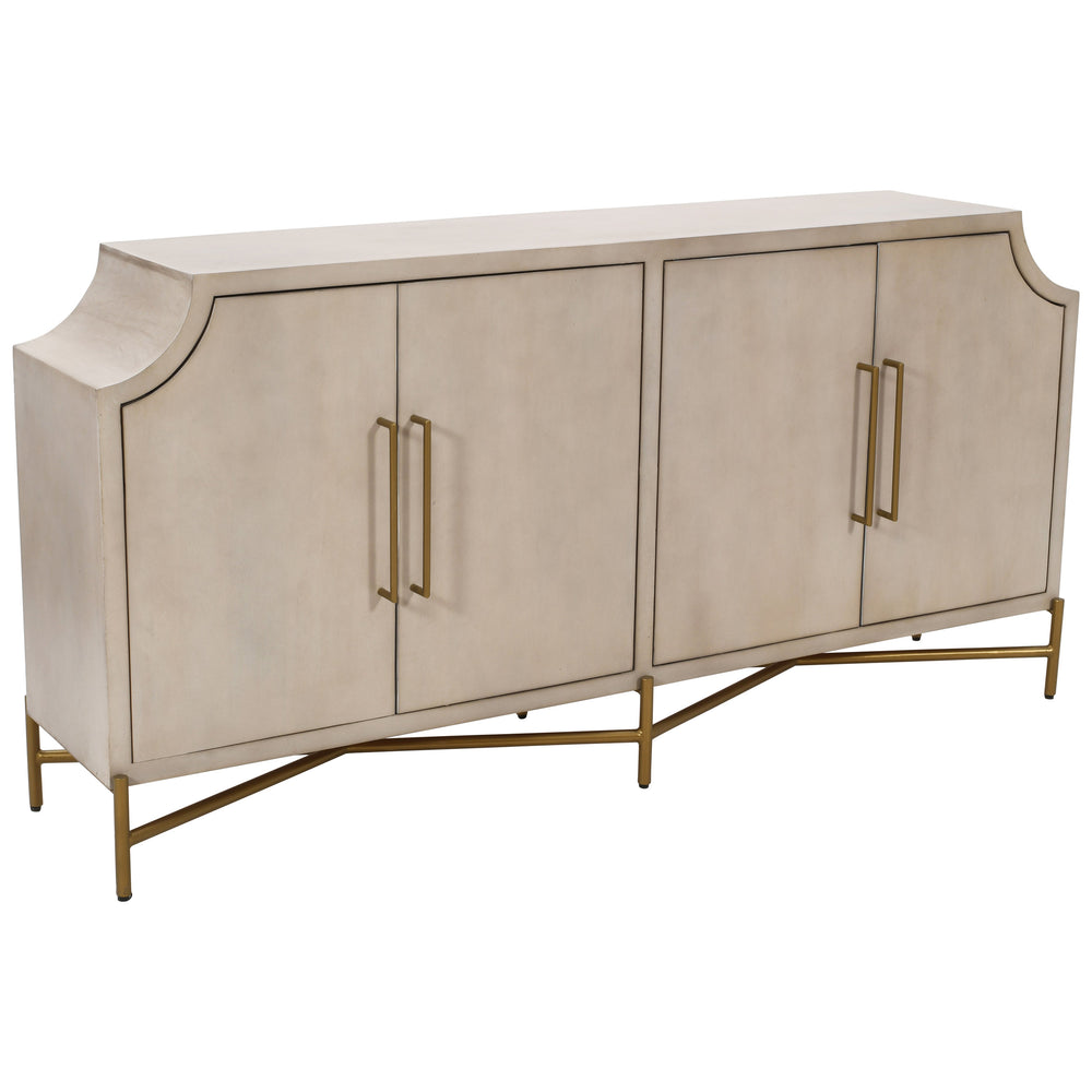 Capital 4 Door Sideboard, Off-White-Furniture - Storage-High Fashion Home