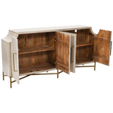 Capital 4 Door Sideboard, Off-White-Furniture - Storage-High Fashion Home