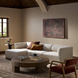 Caprio 3 Piece Sectional w/ Left Chaise, Antwerp Natural by Four Hands