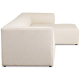 Caprio 3 Piece Sectional w/ Right Chaise, Antwerp Natural by Four Hands