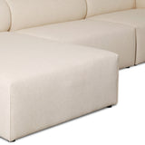 Caprio 3 Piece Sectional w/ Right Chaise, Antwerp Natural by Four Hands