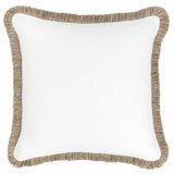 Cara Pillow, Ivory/Natural