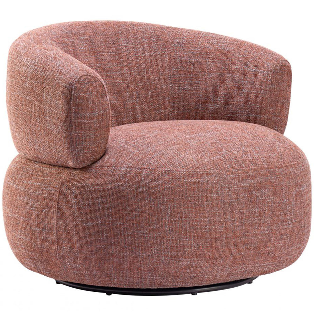 Caram Swivel Chair, Brown