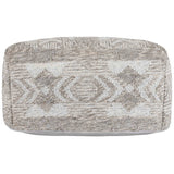 Caravan Pouf, Gray Multi-Furniture - Chairs-High Fashion Home