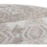 Caravan Pouf, Gray Multi-Furniture - Chairs-High Fashion Home